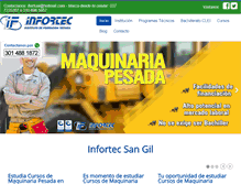 Tablet Screenshot of infortecvirtual.com